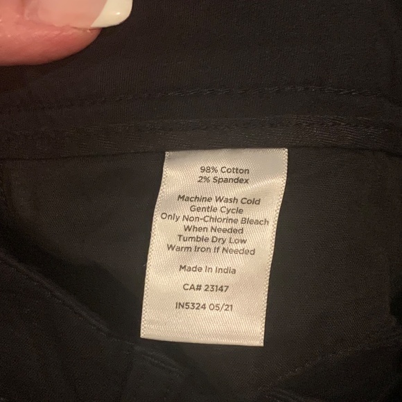 🍒HP🍒‼️ 🎯NWT Talbots " The Perfect Chino" in Navy - Size 6 Curvy✨✨✨ - Picture 11 of 11